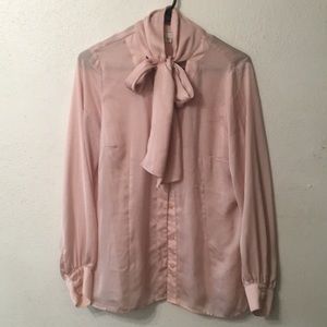 Bow tie blouse